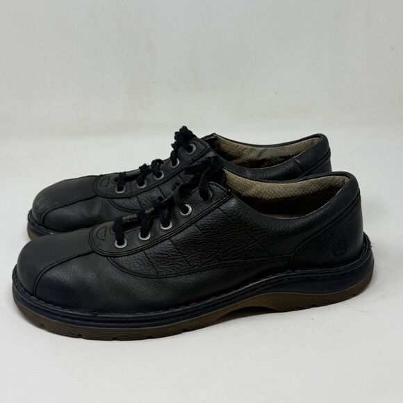 Dr. Martens John Shoes Mens 12 Black Leather Oxford Dress Work Preppy Gorpcore - Picture 2 of 16